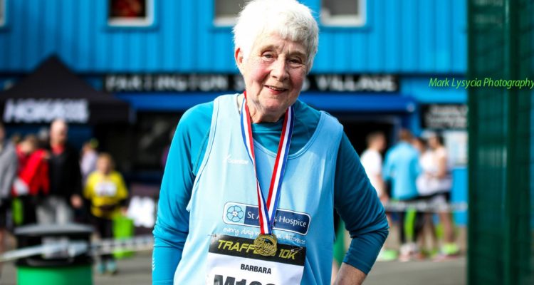 Barbara Thackray 10K run fundraising