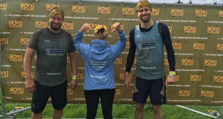 Participants Born Survivor Obstacle Course Fundraising