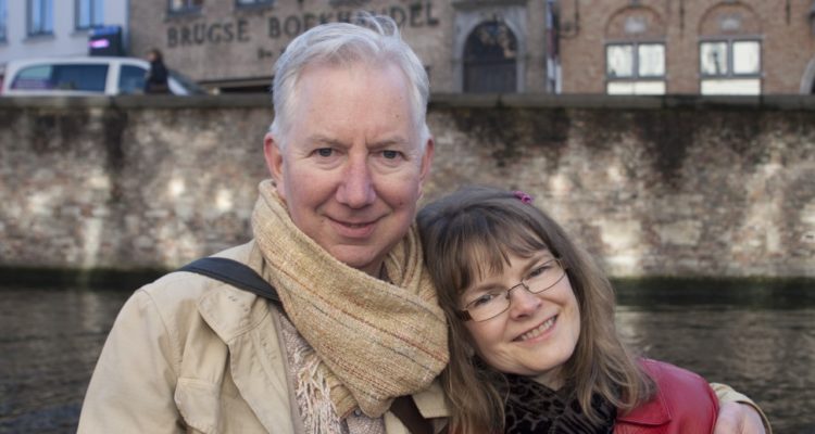 Lawrie and Wendy in Bruges