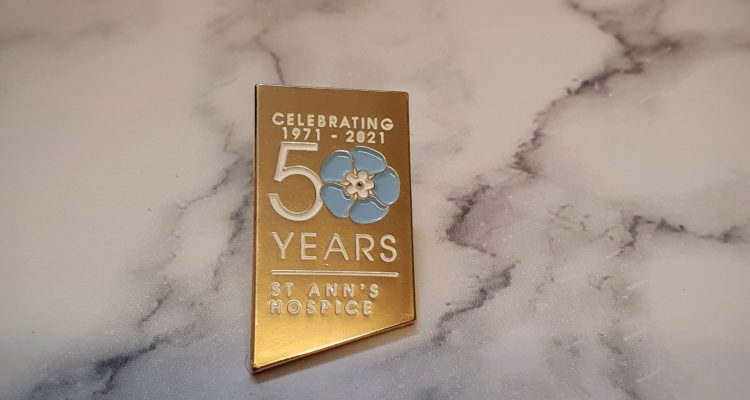 St Ann's 50th Pin Badge