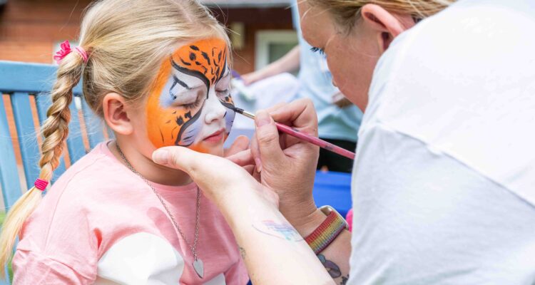 Face Painting at the Summer Fair