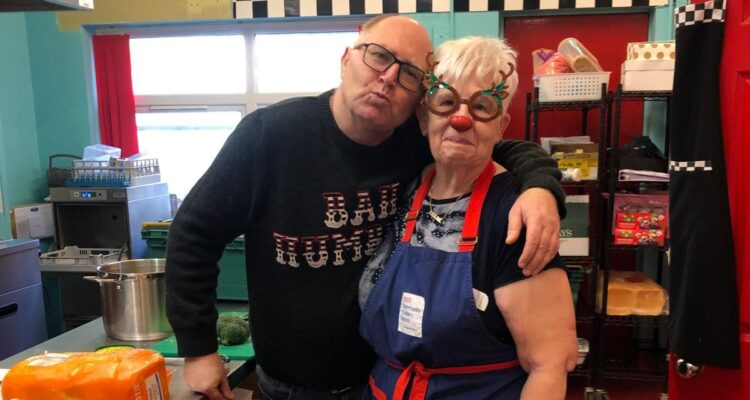 Tony Hardman and Pauline Murphy at Christmas in September 2023