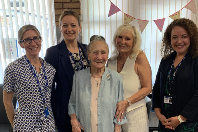 St Ann's Hospice staff at the Neil Cliffe Centre Reopening