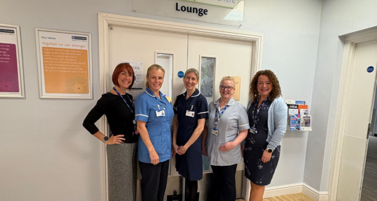 Nurses at St Ann's Hospice on International Nurses Day