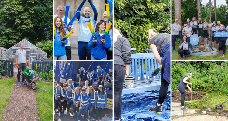 Volunteer's supporting St Ann's Hospice