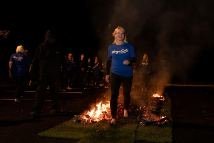 Moya Cole Hospice Firewalk 2026